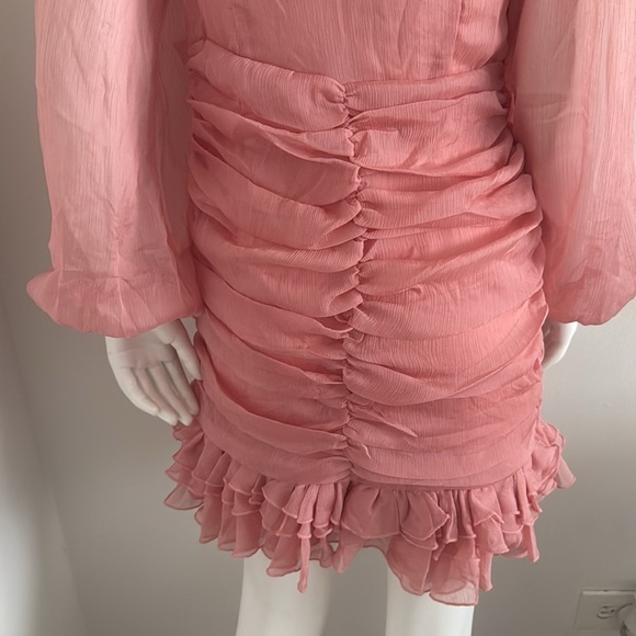 L'ATISTE Pink Asymmetrical  Dress Size S - Picture 7 of 10